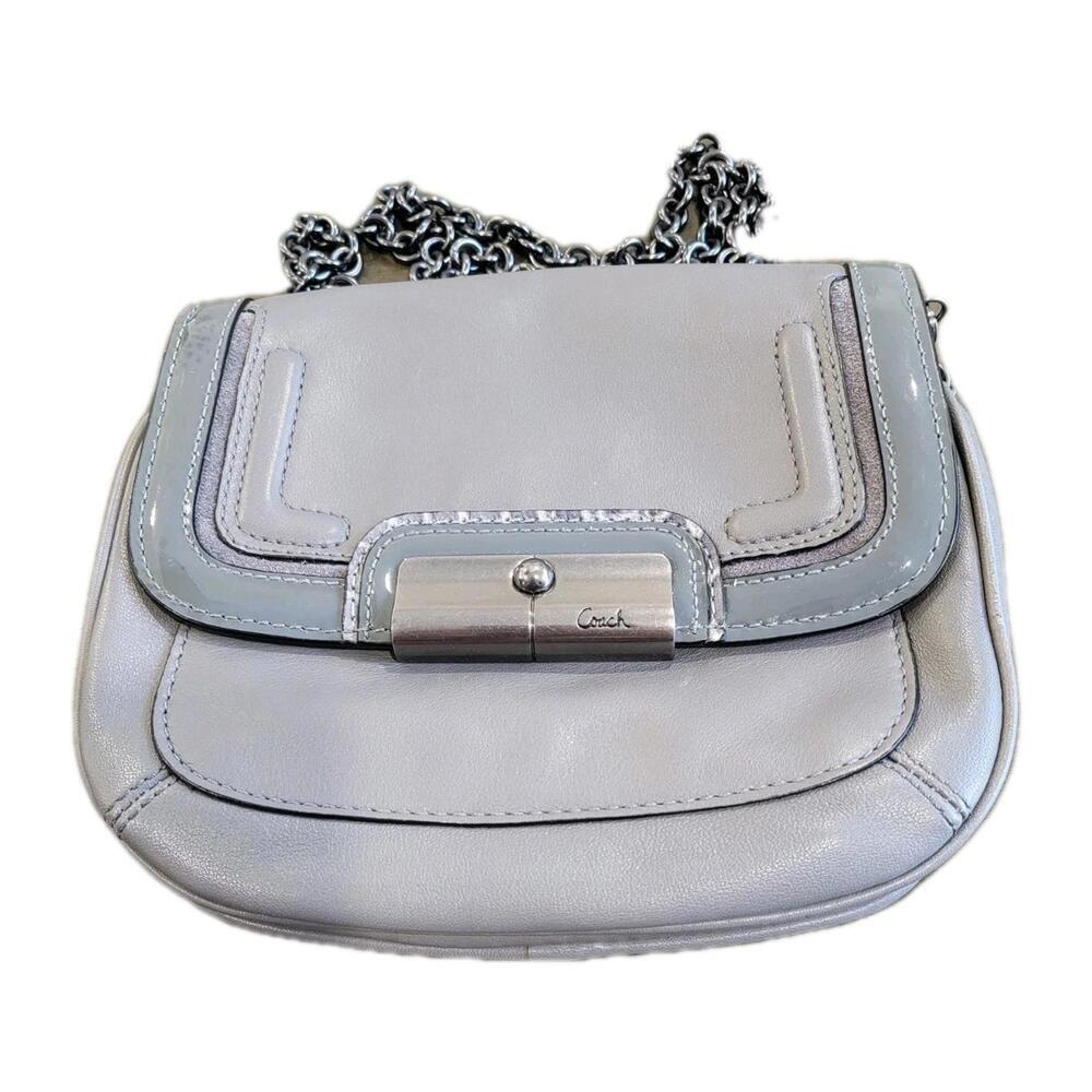 COACH Purse -Gray. Real Leather. Adorable Purse